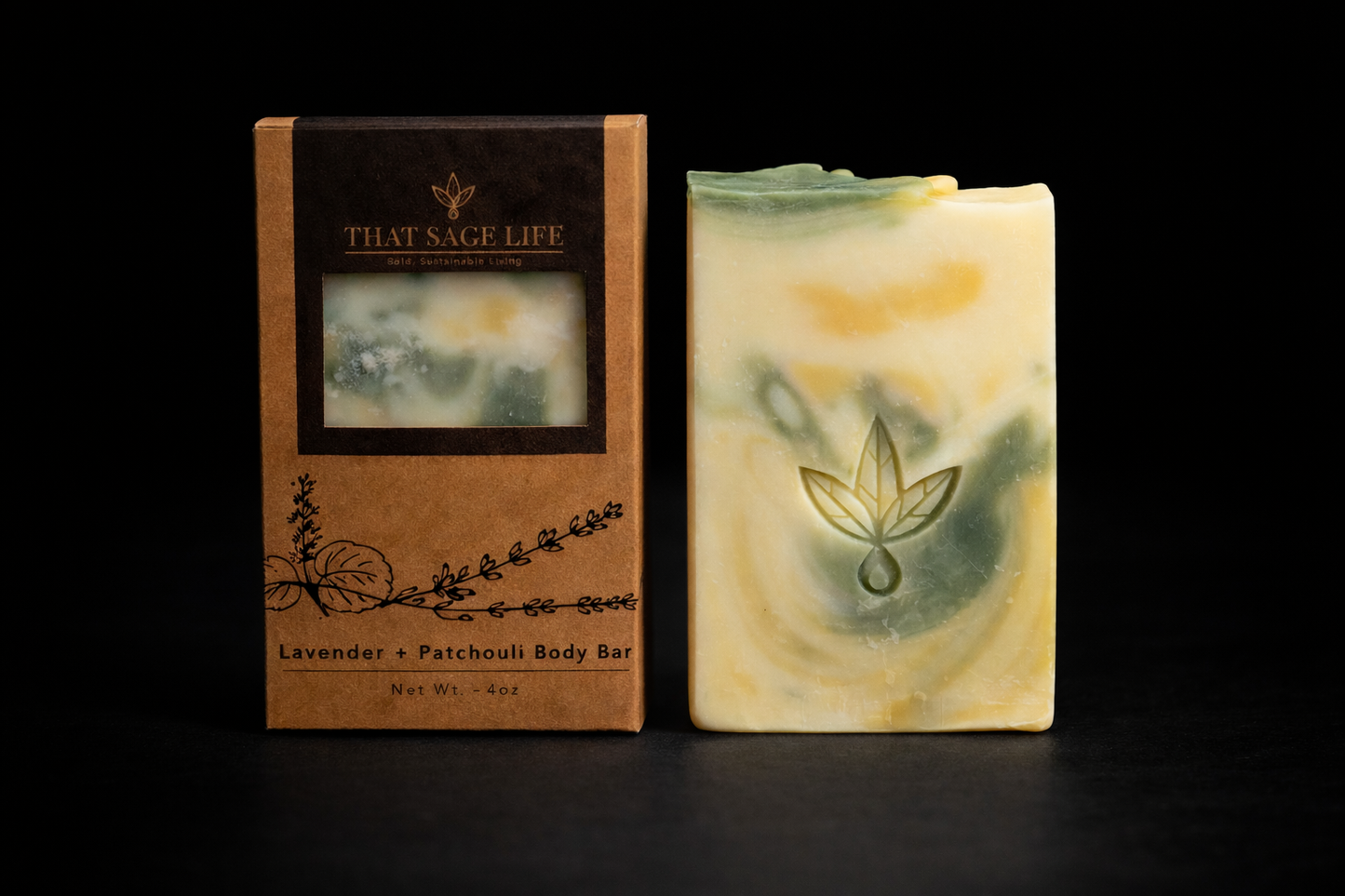 Lavender Patchouli Body Bar