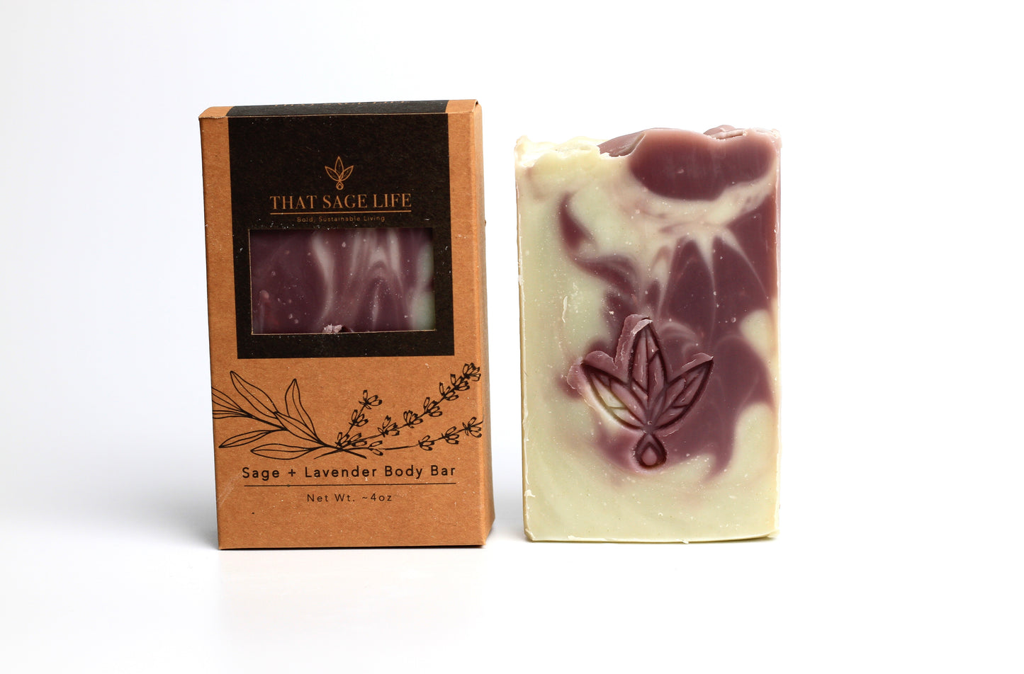 Sage Lavender Body Bar