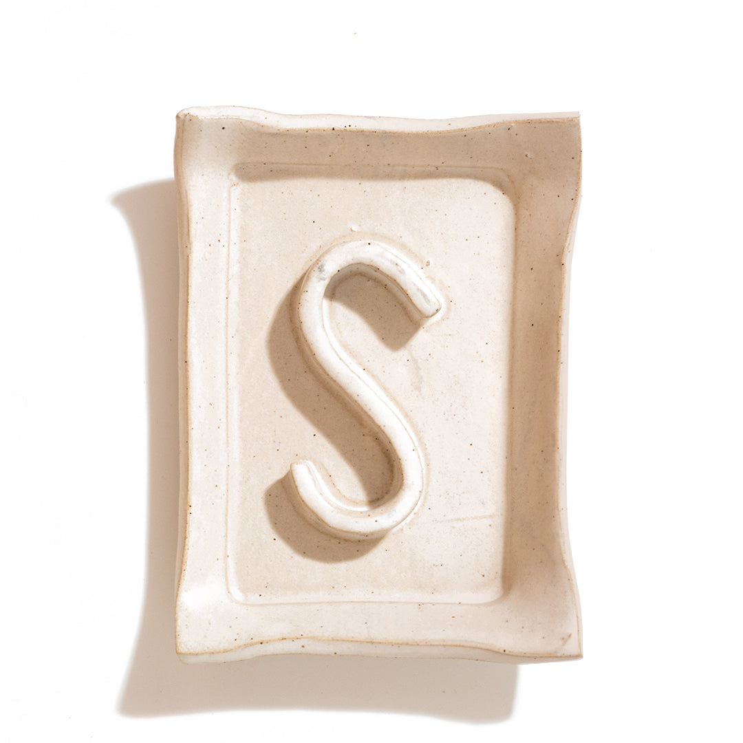 White Soap Dish