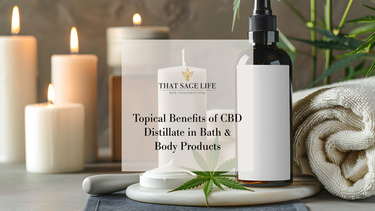 Topical Benefits of CBD Distillate in Bath & Body Products