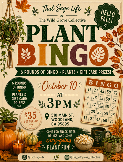 Plant BINGO at The Wild Grove Collective