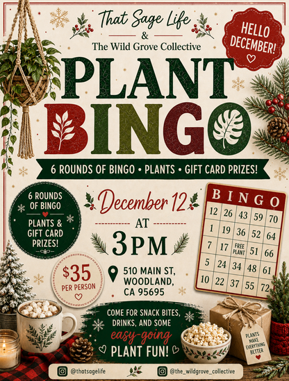 Plant BINGO at The Wild Grove Collective