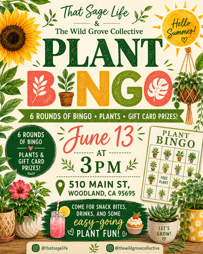 Plant BINGO at The Wild Grove Collective