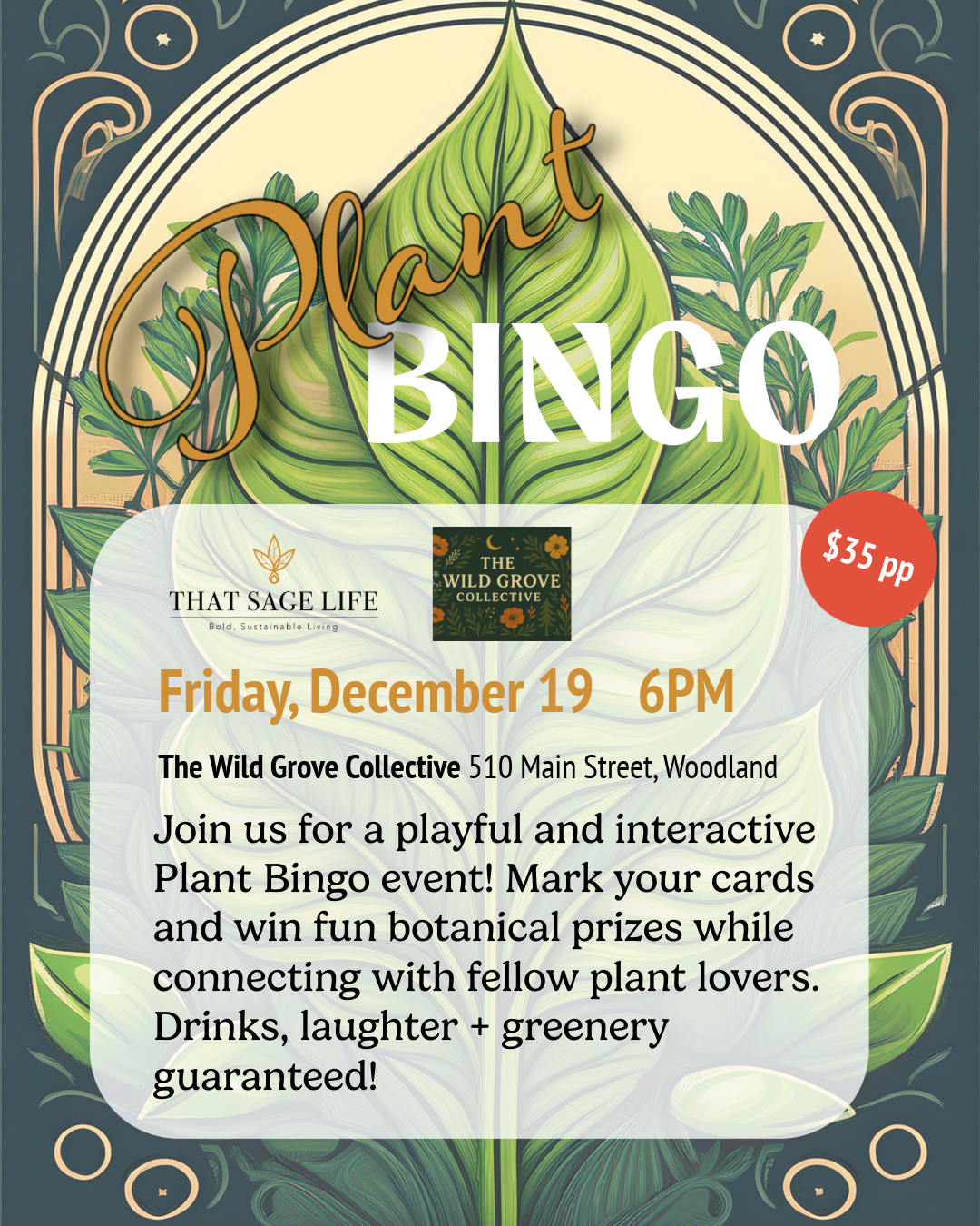 Plant BINGO at The Wild Grove Collective